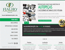 Tablet Screenshot of fialho.com.br